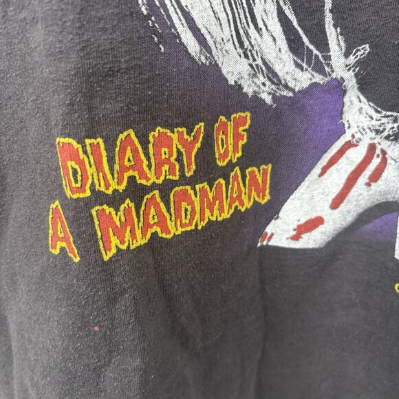 2000’s Ozzy Osbourne “Diary Of A Madman” Band Tee Reprint - Picture 5 of 7